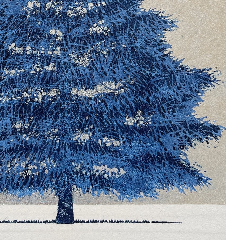 Tree scene 134B - Hajime Namiki 並木一 (b 1947) - 日本  (沒有保留價) #4.3