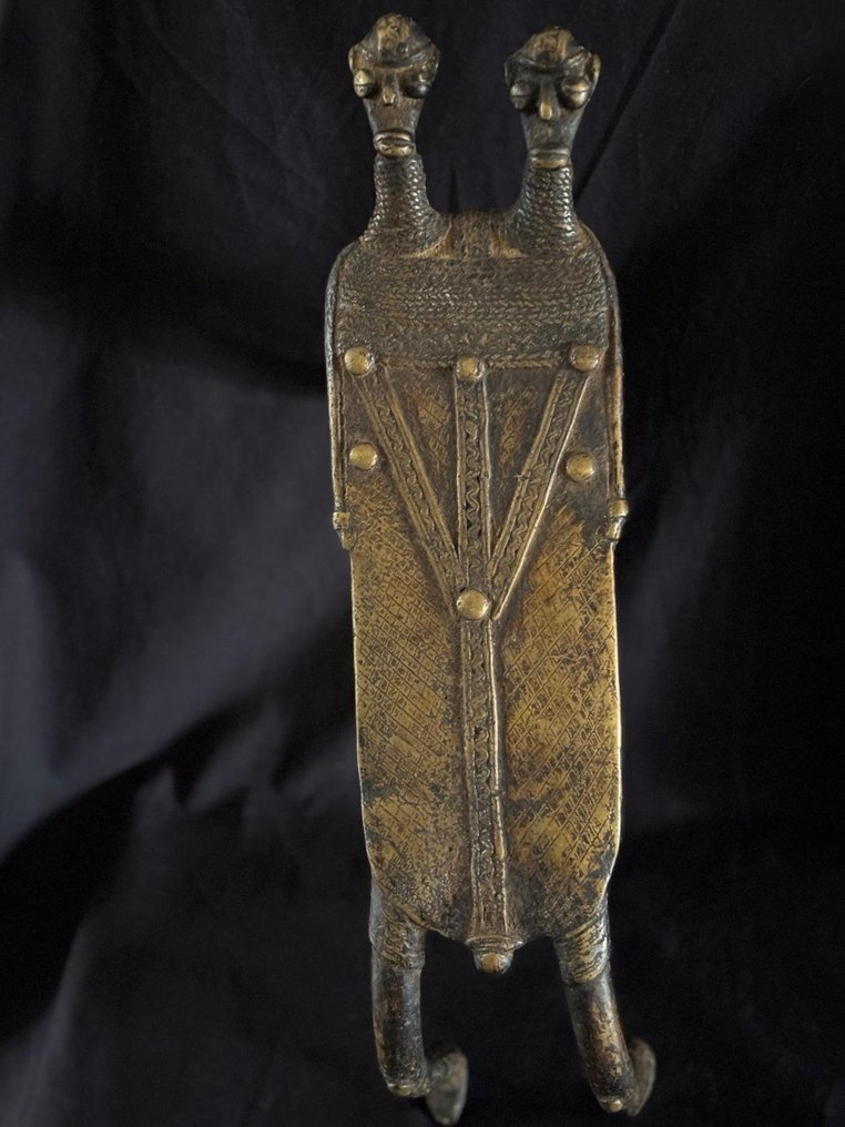 stool - Lobi stool with 2 heads - Lobi - Burkina Faso #1.0