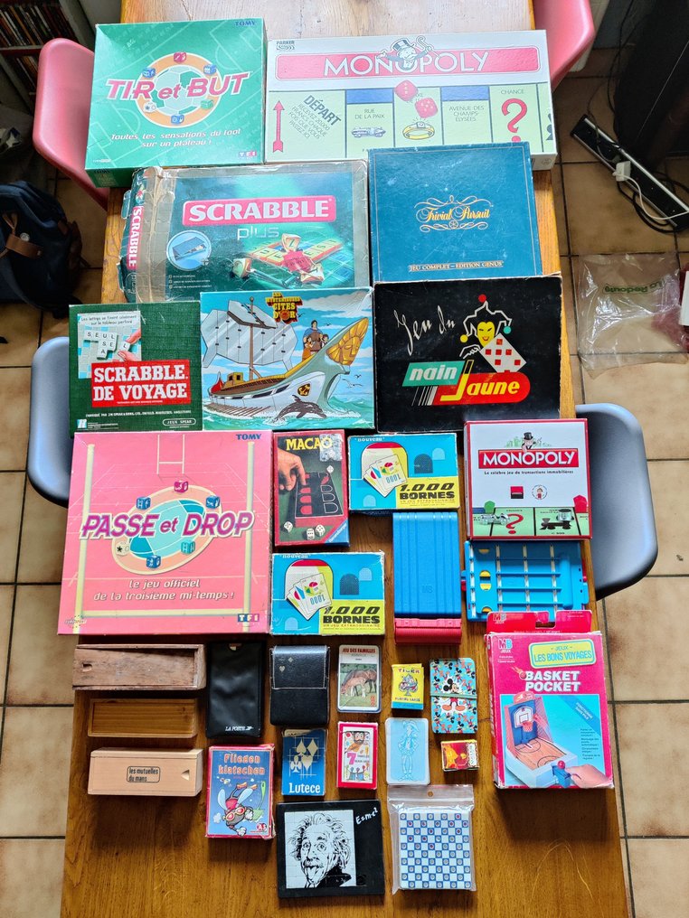Jogo de tabuleiro - Lot de 30 anciens jeux de société en bon état et complets #1.0