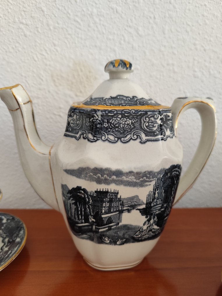 Pickman - 4人用咖啡套装 (11) - 瓷 - 塞维利亚的卡尔图哈修道院 #4.3