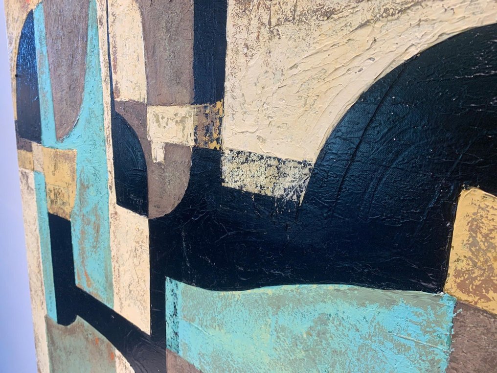 Tung Lam - Géométrie Subtile 100 x 100 cm #2.1