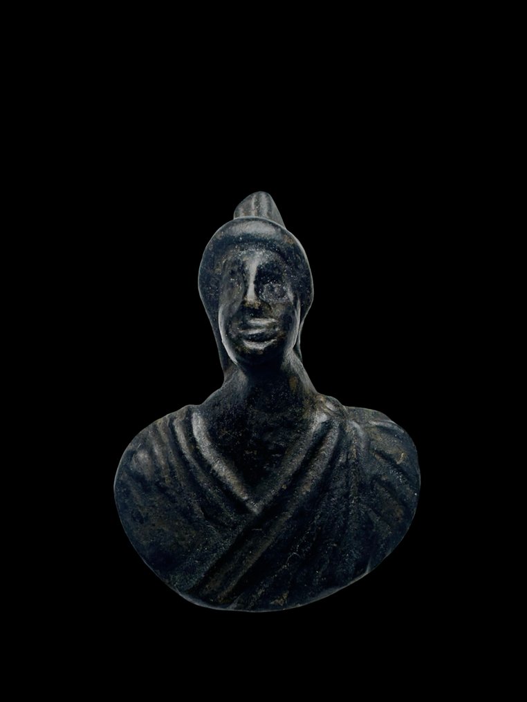 古罗马 黄铜色 半身像 - 42 mm #4.3