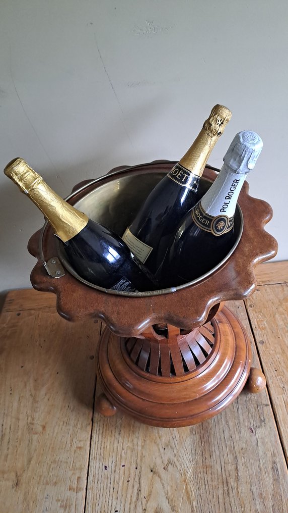 Samppanjan jäähdytin - Mahoniehout/Koper #2.1