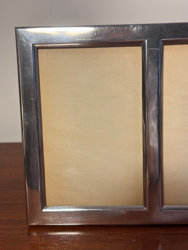 Cadre photo - argent 915 - Marco double #4.3