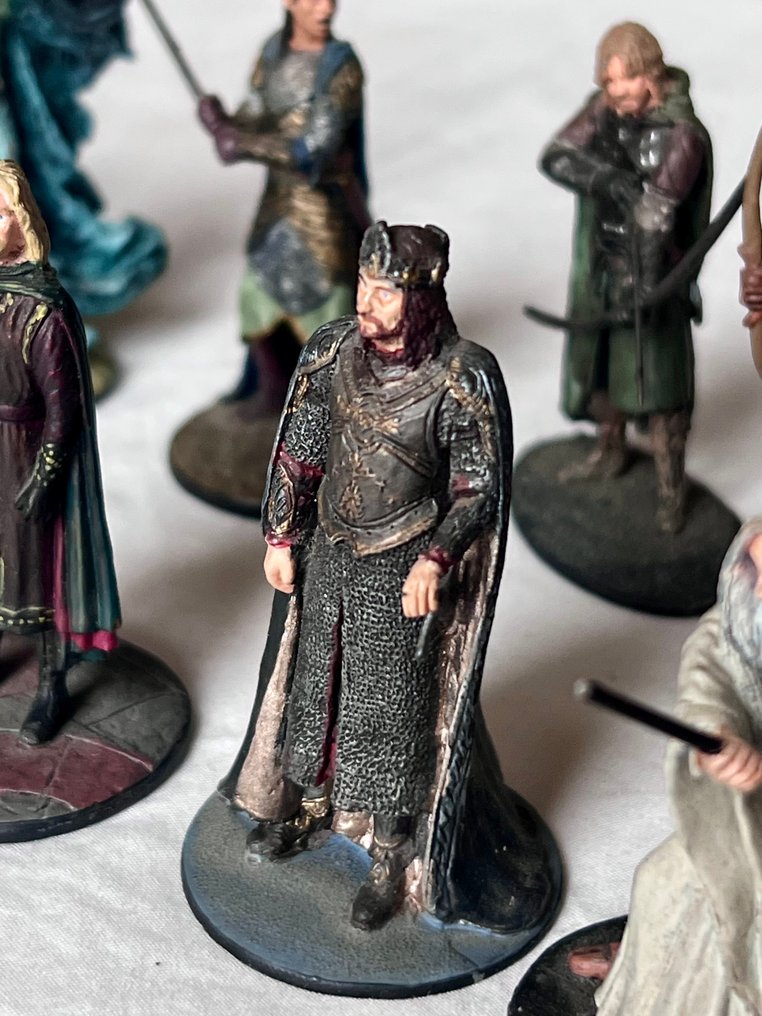 Αγαλματίδιο μινιατούρα - 18 Statuette NLP Signore degli Anelli (18) - Μόλυβδος #4.3