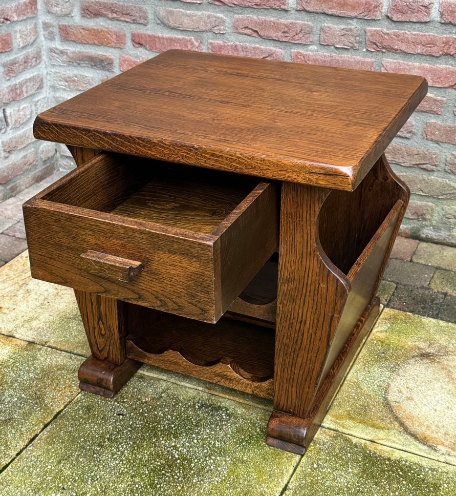 Amterdamse School - Side table - Oak #2.1