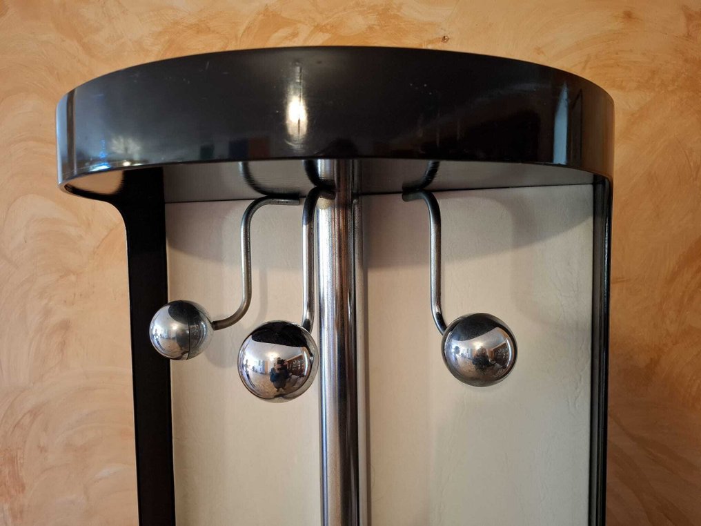 架 - 木 - Space Age 双面旋转衣帽架伞架控制台 #2.1