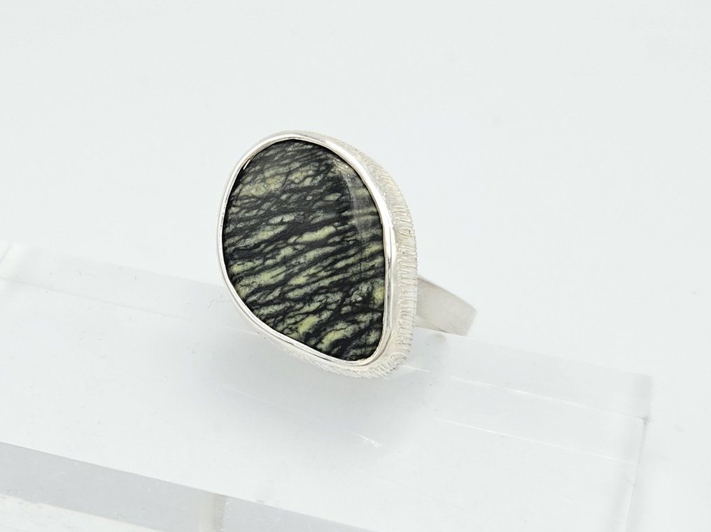 Kostis Bacharidis - Argint - Inel - Râu grec serpentin #1.0