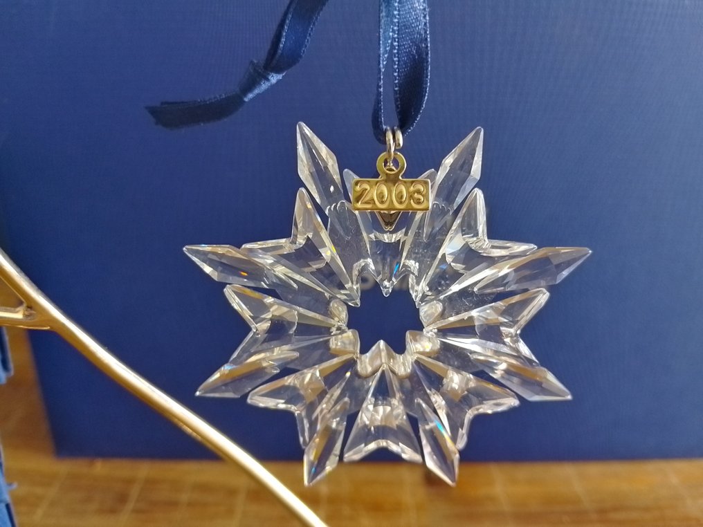 Swarovski - Figurine - Christmas Ornament - Annual Edition 2003 - 622498 - Box + Certificate - Crystal #2.1