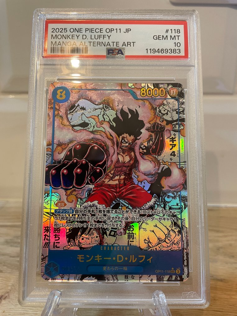 One Piece - 1 Graded card - Monkey D. Luffy 118 - PSA 10 #3.2