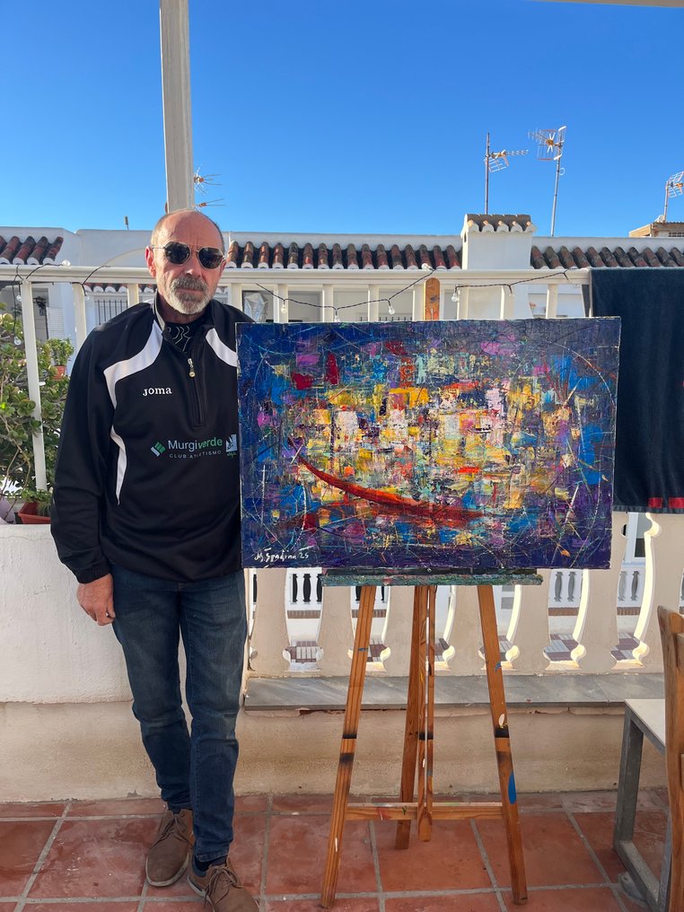 Miroslav Spadrna (Pintorcheco) - Soñando con Venecia-dreaming of Venice XL #1.0