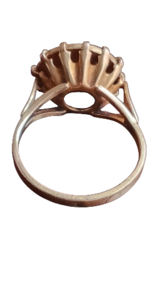 Ei pohjahintaa - Sormus - 9 kt. Keltakulta - XiX French Ring #3.2