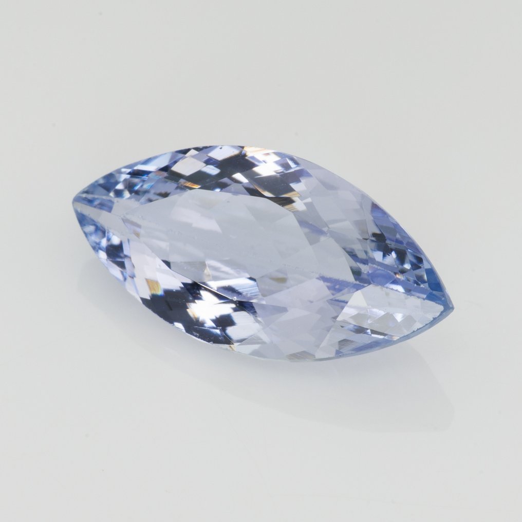 没有保留价 蓝色, 紫罗兰色 坦桑石  - 4.18 ct - 国际宝石研究院（IGI） - 浅银蓝色 #2.1