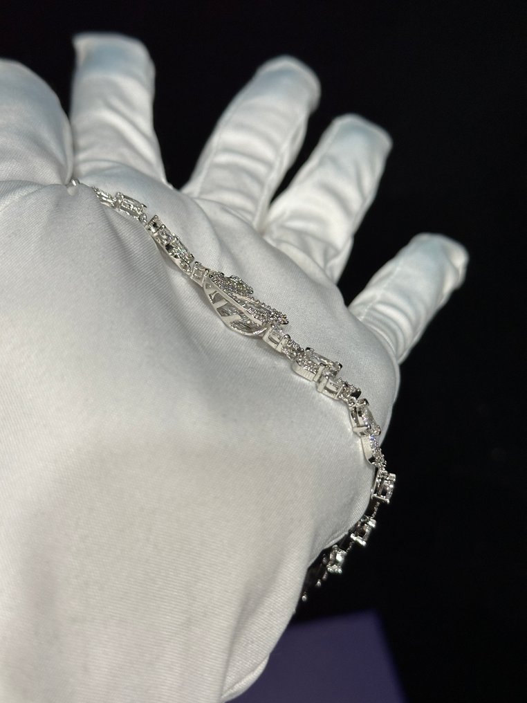 Swarovski - 小雕像, "Beating Heart" - Swan Bracelet - 0 cm - 水晶 #4.3