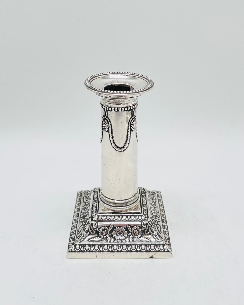 Thomas Bradbury & Sons - 燭台 (2) - .925 銀 - 柱状蜡烛图 #4.3