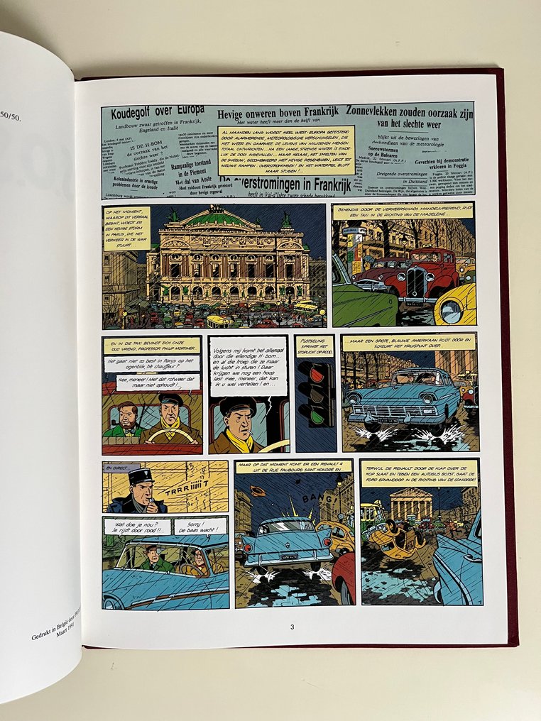 Blake en Mortimer 5 - S.O.S. Meteoren - Luxe linnen HC - 1 Album - Første utgave - 1991 #3.2