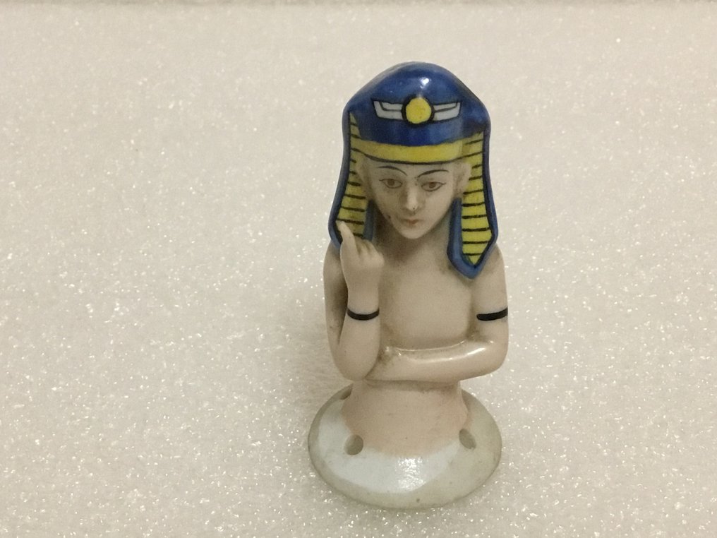 微型小雕像 - 2 mezze bambole - half doll (2) - 素瓷 #3.2