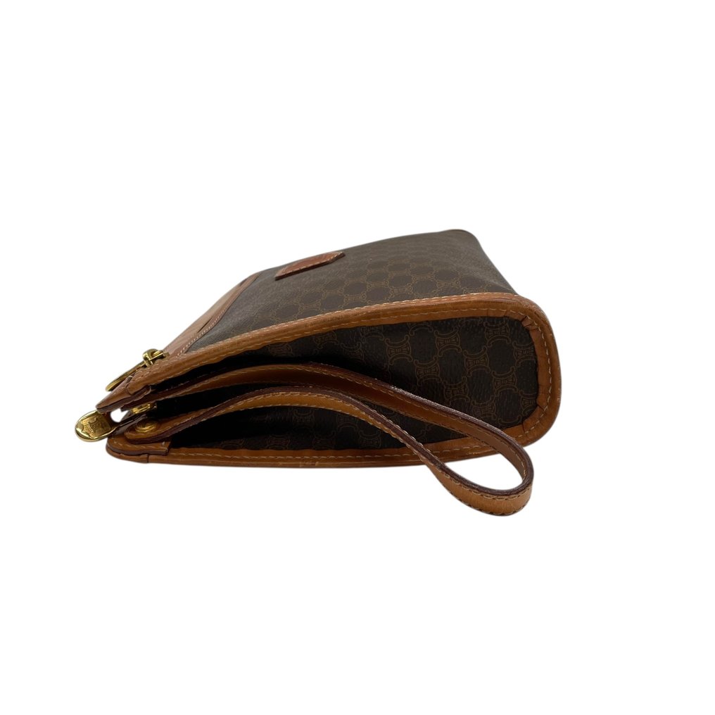 Céline - Vintage Macadam Pattern Clutch Bag M94 – Old Celine PVC & Leather Pouch - 手拿包 #4.3