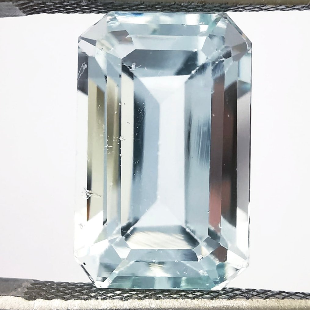 Utan reservationspris Akvamarin - 5.02 ct - Antwerp Laboratory for Gemstone Testing (ALGT) - Svagt blå akvamarin #1.0