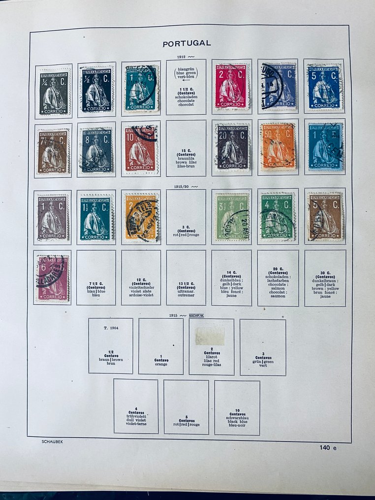 Portugal - Portugal collection on album pages #4.3