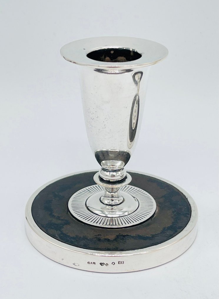 GAB - 燭台 (2) - .830 銀 - 装饰艺术风格的烛台 #2.1