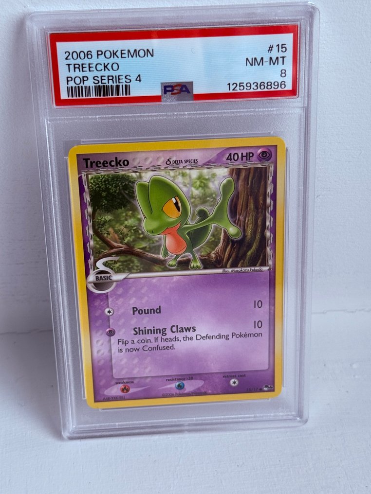 Pokémon - 1 Graded card - Treecko #15 - PSA 8 - Various sets #1.0