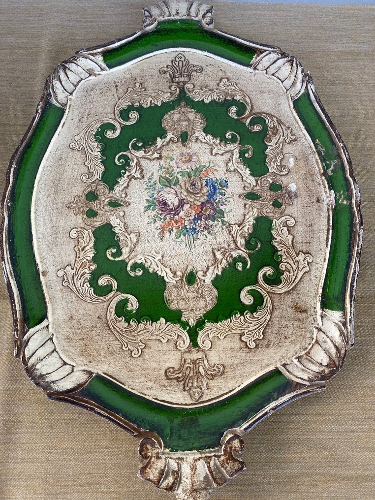 vassoio fiorentino - Σουβέρ (11) - Ξύλο, και άλλα υλικά #4.3