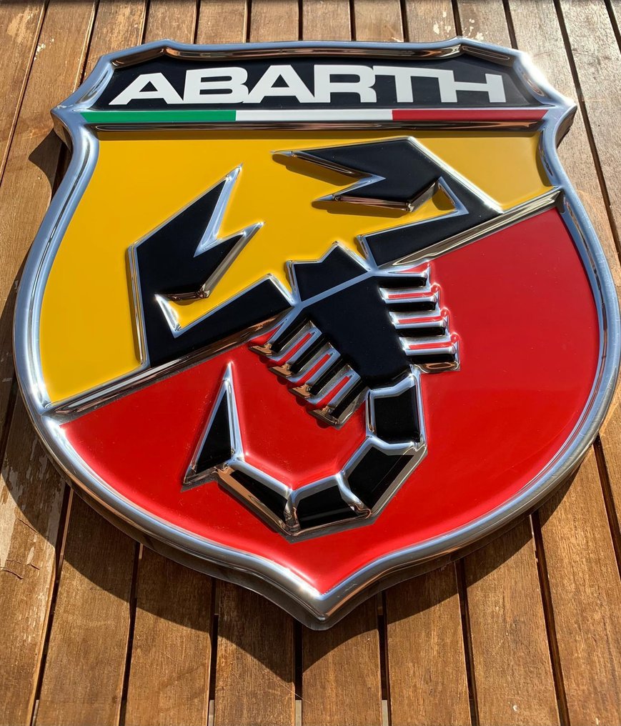 Abarth - 阿巴斯标志 - 官方经销商 - Concessionario Ufficiale - 标志 - 塑料 #1.0