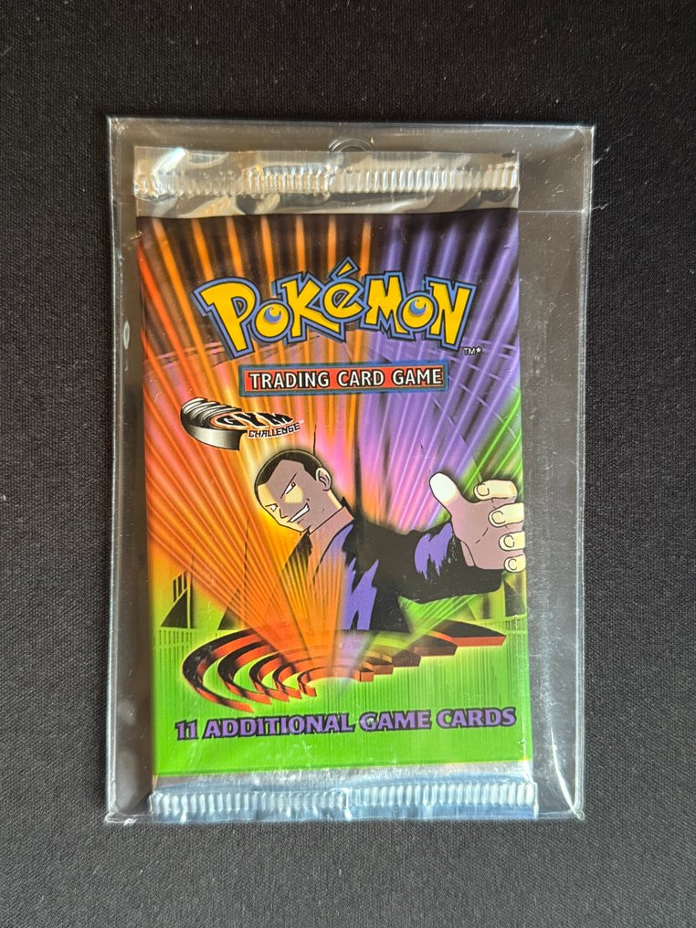 Pokémon - 1 Booster pack - Gym challenge booster temp sealed - Various sets #1.0