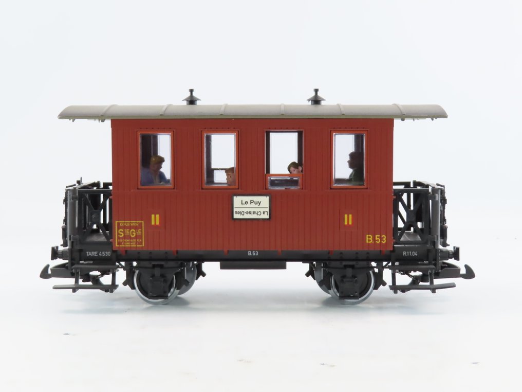 LGB G - 3206 - 模型火车客运车厢 (1) - 双联客车车厢 二等 - SteGle #1.0