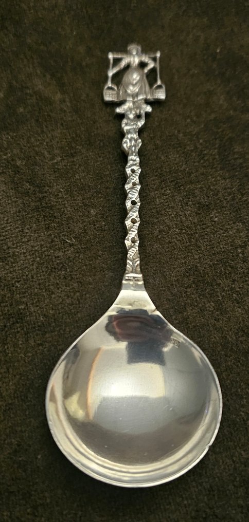 Cucchiaio - .835 argento - Marchio di qualità CR e zwaardje #4.3