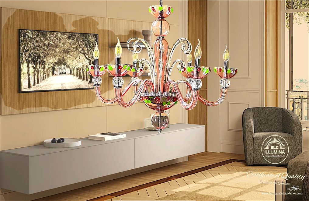 SLC Illumina - MG - 吊灯 - 水晶 - Amarena6L水晶吊灯 #4.3