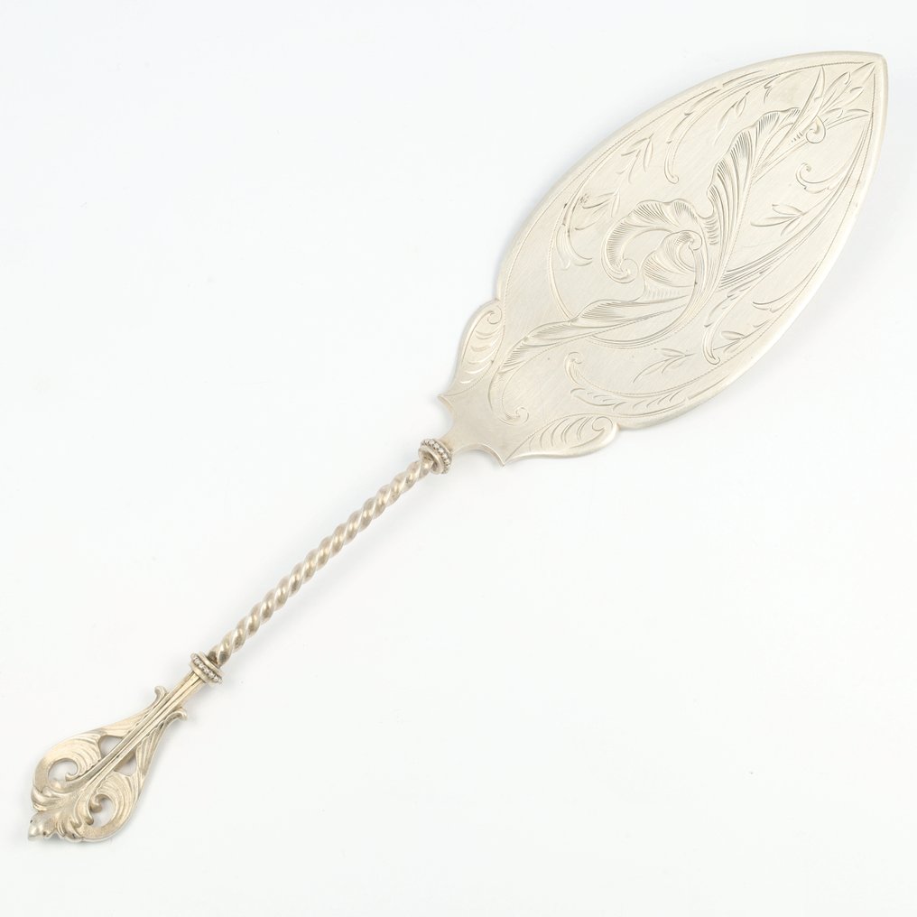 J. M. van Kempen - Jugendstil - Paletta per servire i dolci - .833 argento - 1910 #1.0