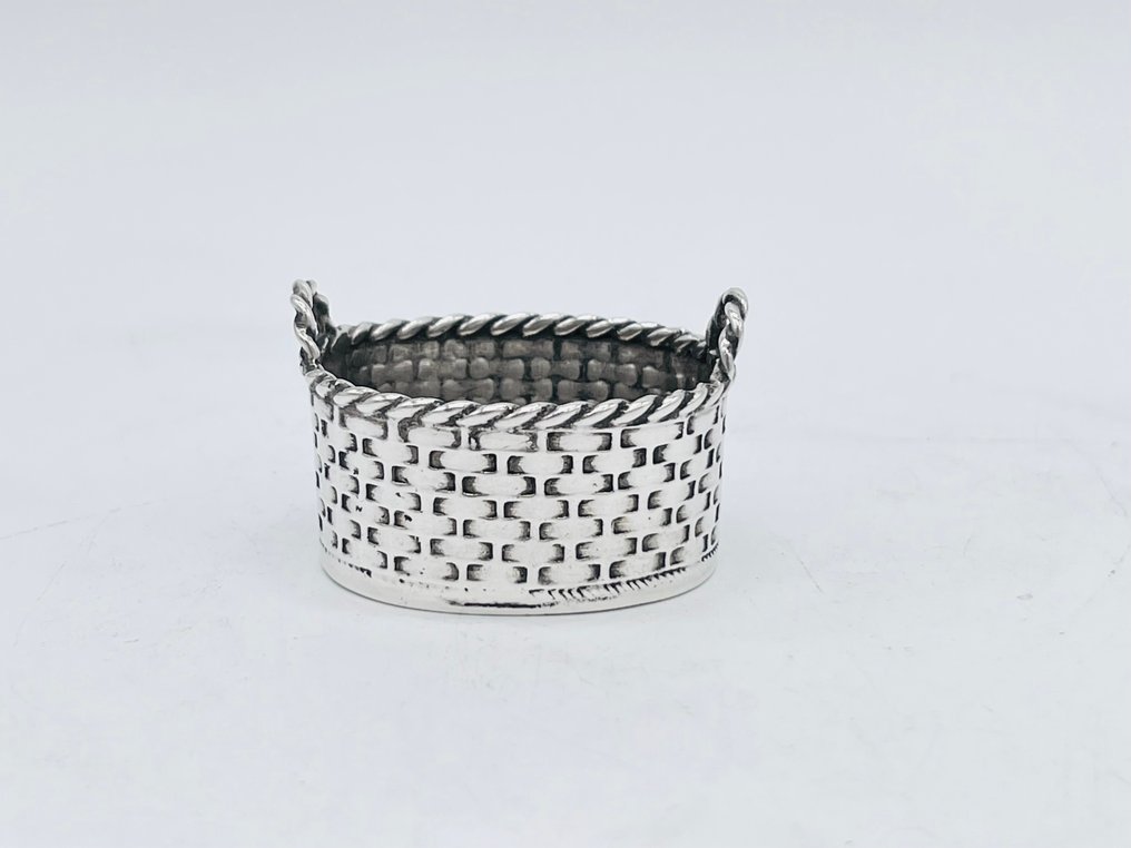 B. Neresheimer & Sohne - Kosz - Srebro pr. 830 - Hanau miniaturowy koszyk #2.1