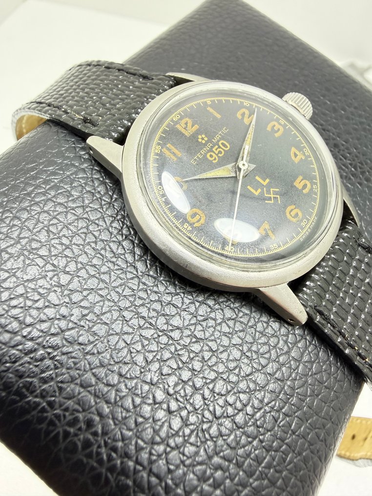 Eterna-Matic - 950 LL - No reserve price - Military dial - Men - 1900-1949 #3.2