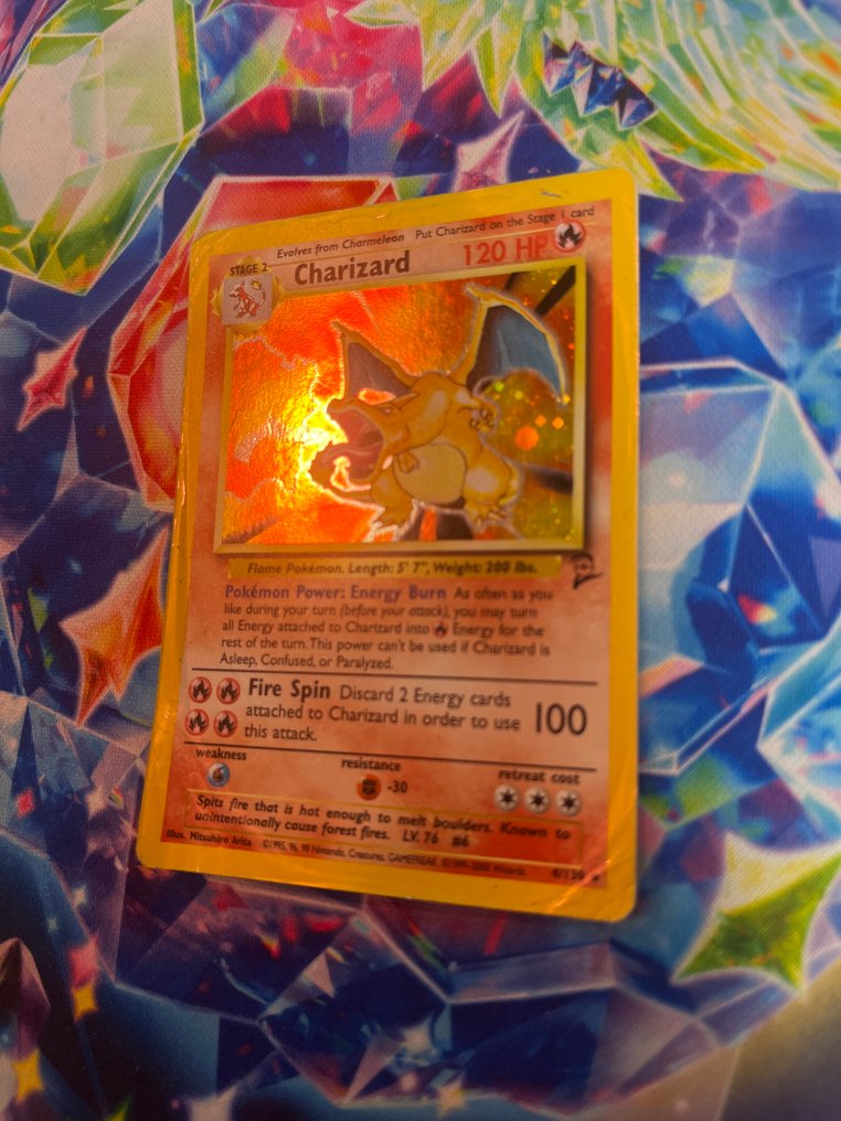 Pokémon - 1 Card - Charizard #4 Promo-kortti - WOTC - Base set 2 #1.0