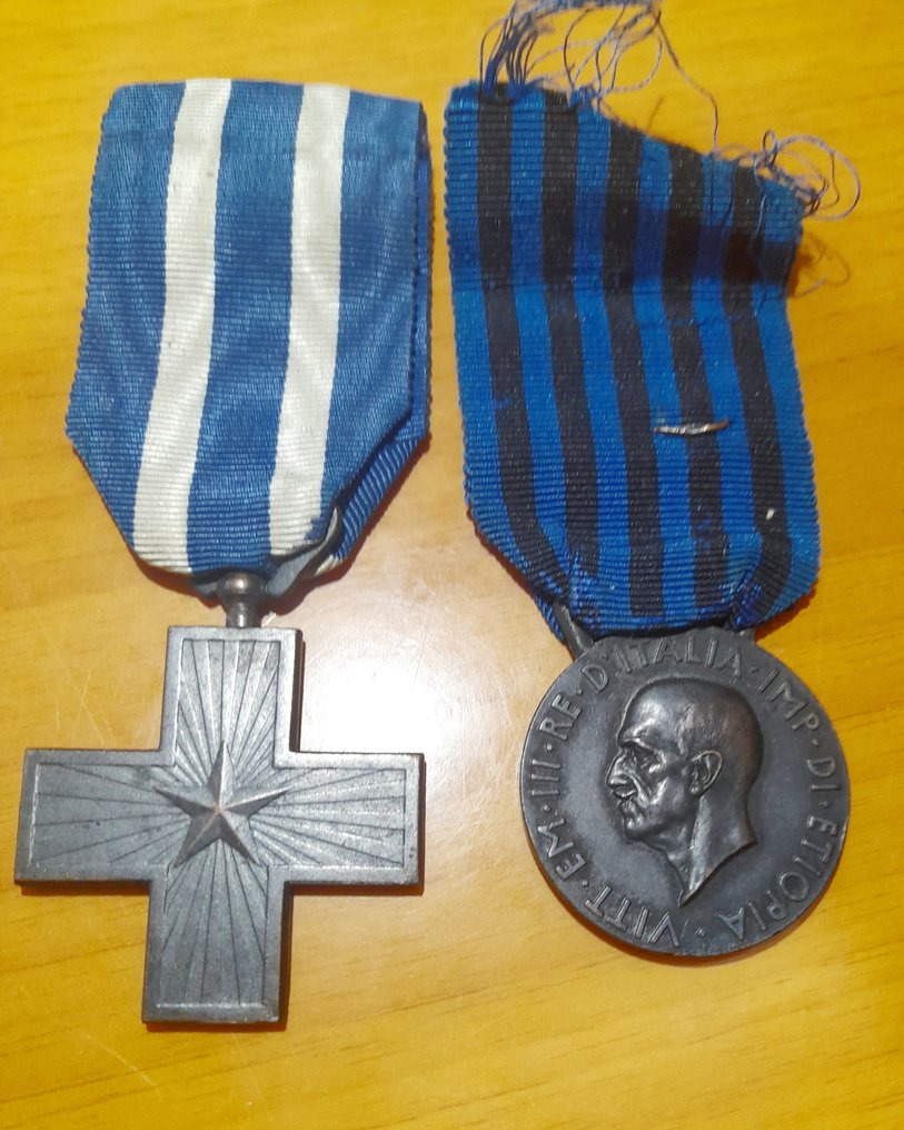 Ιταλία - Στρατιωτικό μετάλλιο - Μετάλλιο εκστρατείας Ανατολικής Αφρικής, μετάλλιο διακρίσεως. - 1936 #1.0