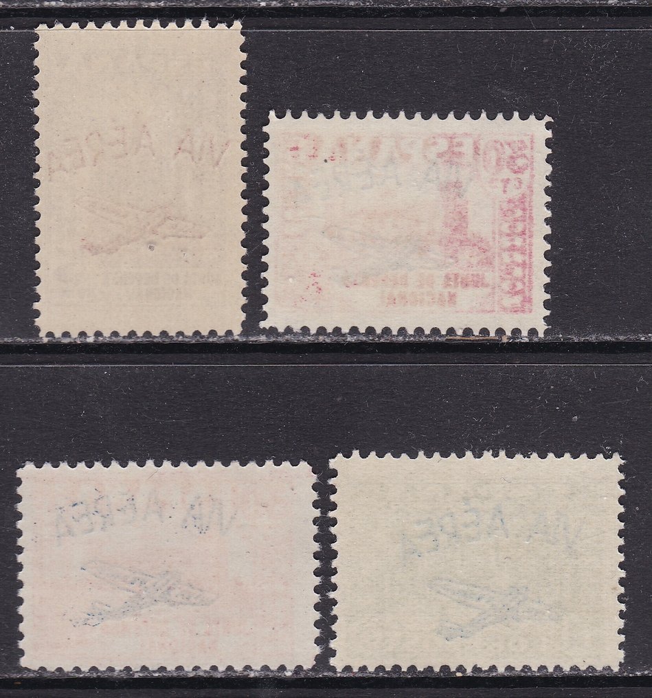 Ifni 1937/1939 - Timbres et séries patriotiques - Neufs sans charnière #4.3