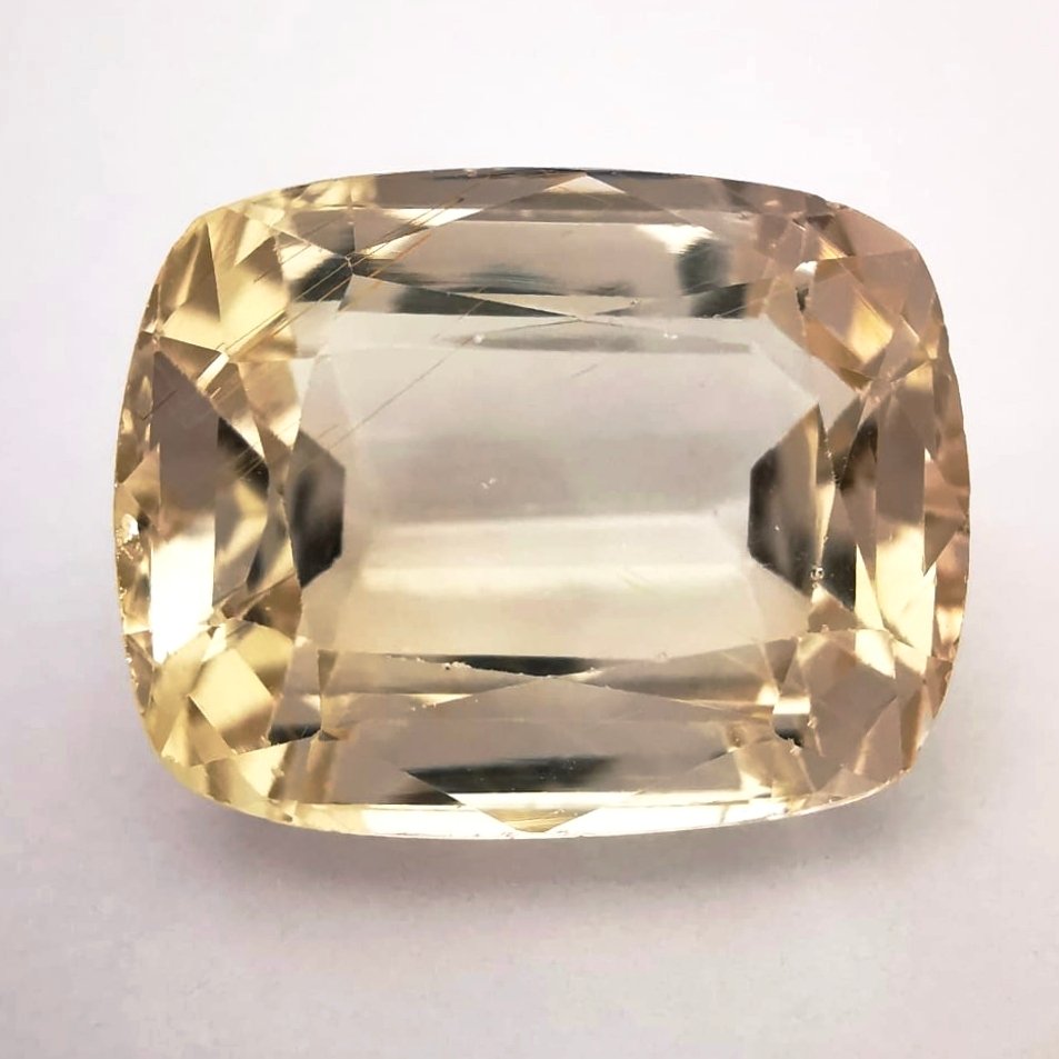 没有保留价 黄宝石  - 17.93 ct - 安特卫普宝石检测实验室（ALGT） - V. 浅棕色黄玉 #1.0
