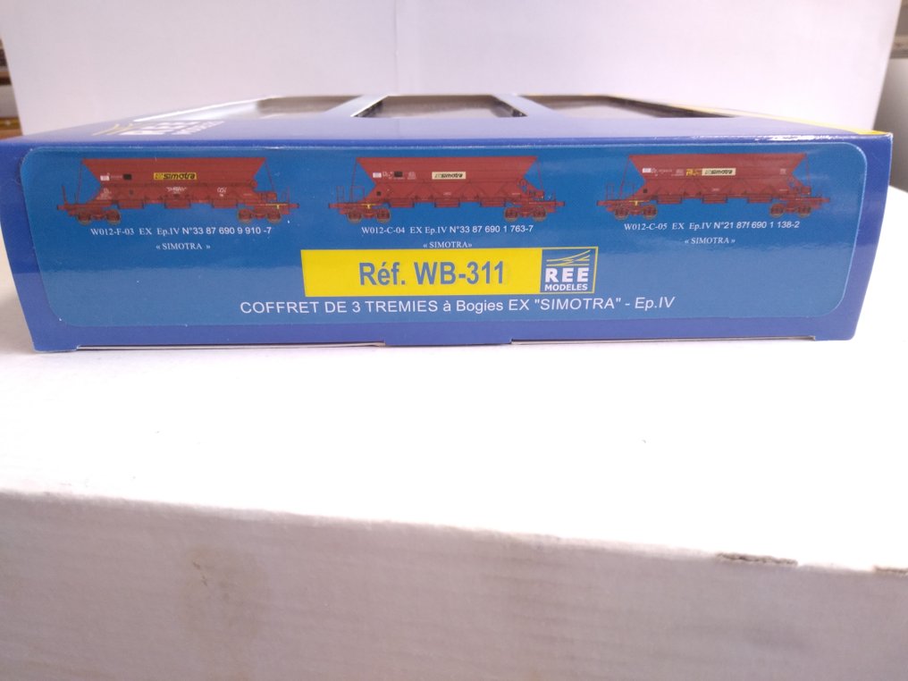 REE H0 - WB311 - Model treinwagon (1) - Trémies - SNCF #1.0