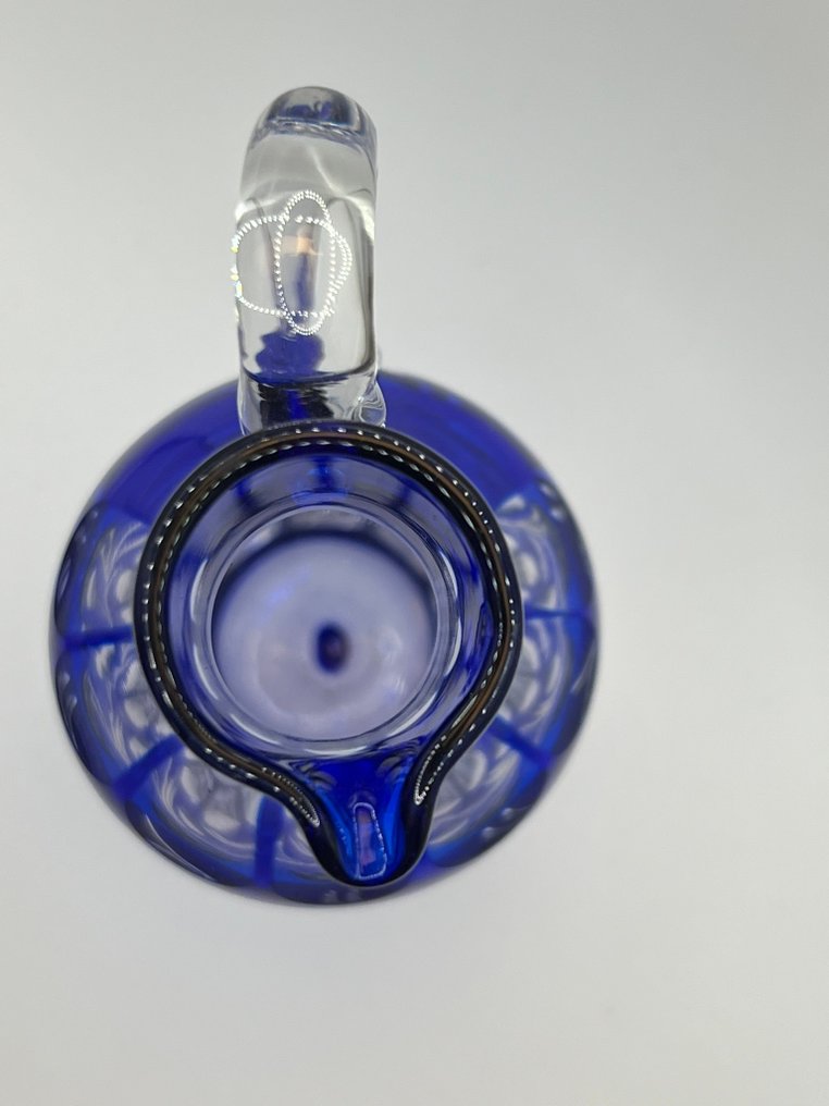 Ρίπτης - επικάλυψη μπλε κοβάλτιο. γυαλί ή κρύσταλλο; #2.1