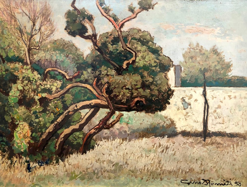 Gino Romiti (1881–1967) - Lungomare all'Antignano #1.0