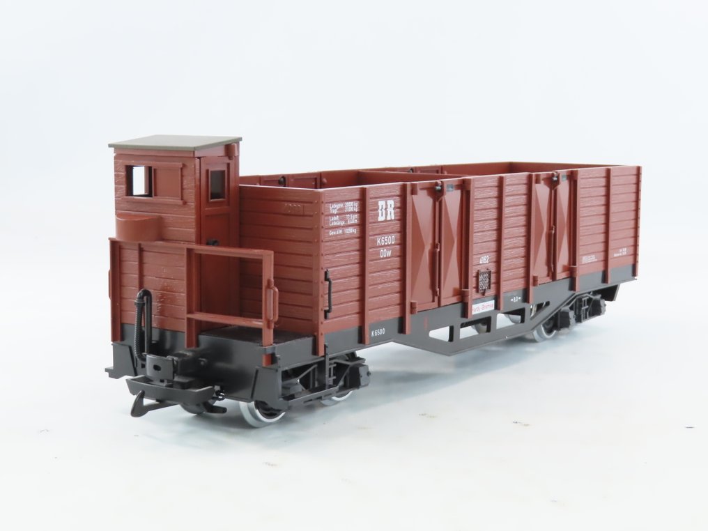 LGB G - 41620 - 模型火车货运车厢 (1) - 双轴高货车，型号 OOw - DR (DDR) #1.0