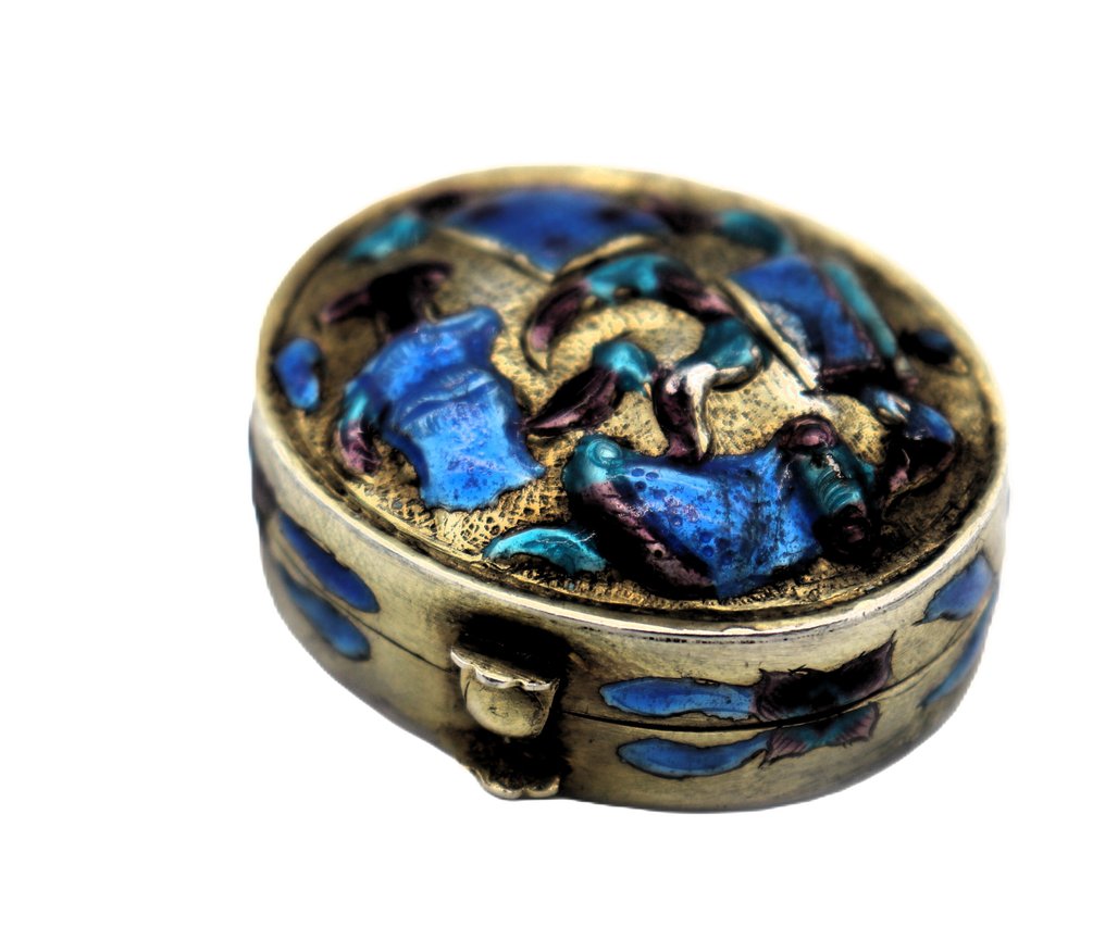 Caixa - .835 prata - (sem preço de reserva) #1.0