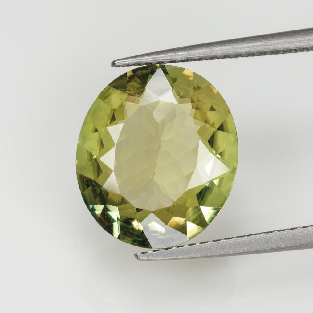 没有保留价 绿色, 黄色 黝帘石 - 4.56 ct - 国际宝石研究院(IGI) - Epidote 稀有宝石 #1.0