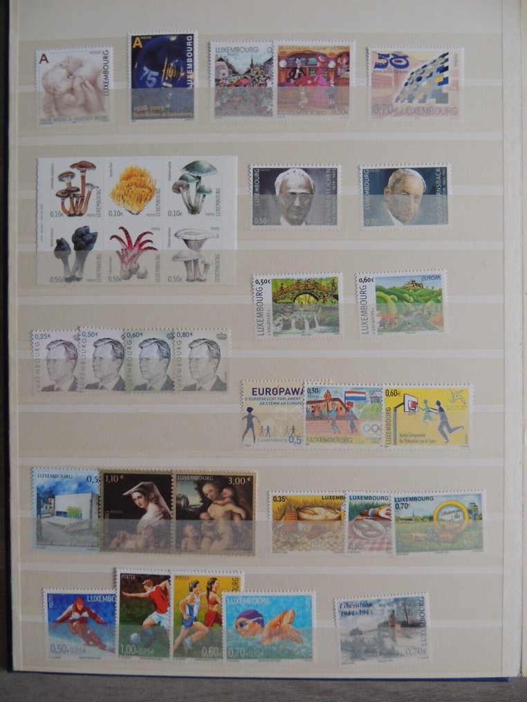 Λουξεμβούργο 2001/2009 - Συλλογή προφανώς πλήρης σε φάκελο - Faciale 235 € #4.3
