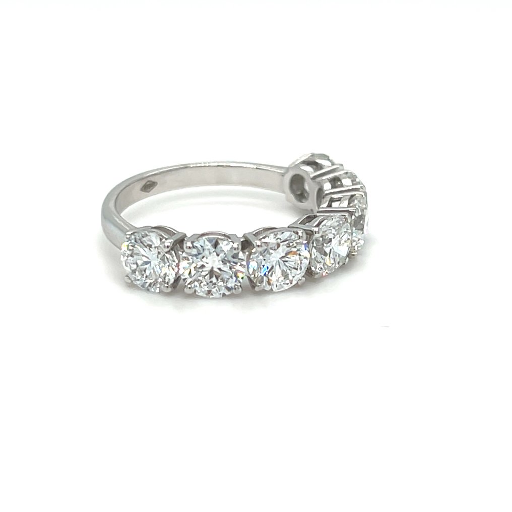 Ring - 14 kt Weißgold -  3.60ct. tw. Diamant (Laborgezüchtet (Lab Grown)) #2.1