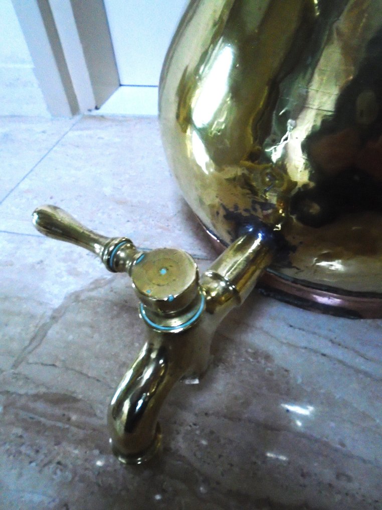 Fierbător apă - Messing, cupru. - cazan cu robinet #4.3