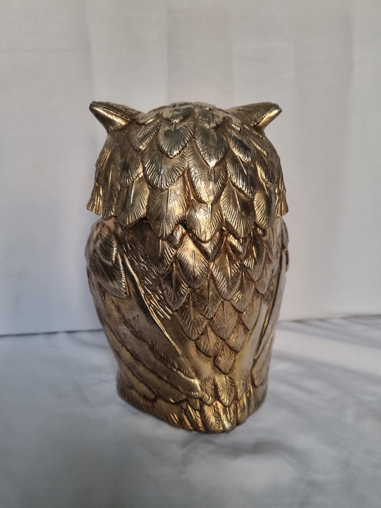 Isspand - ugler - guldmetal #3.2