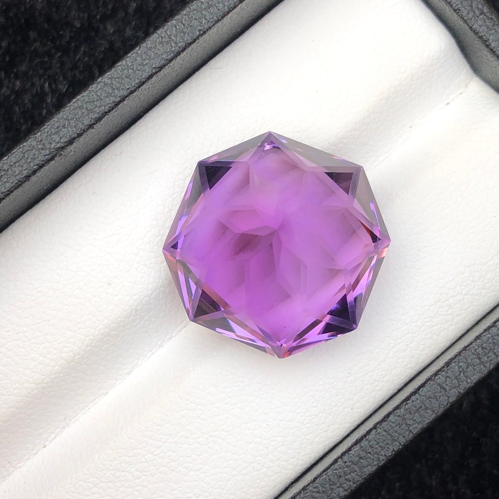 没有保留价 - 1 pcs  紫色 紫水晶  - 27.23 ct - 国际宝石研究院（IGI） #1.0